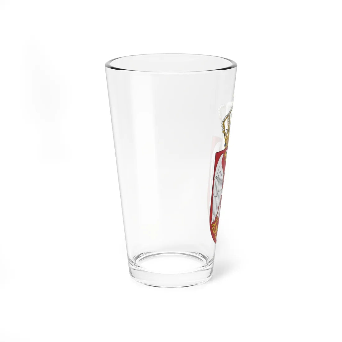 Coat of arms of Serbia small (Serbia) (Coat of Arms) Pint Glass 16oz - Go Mug Yourself