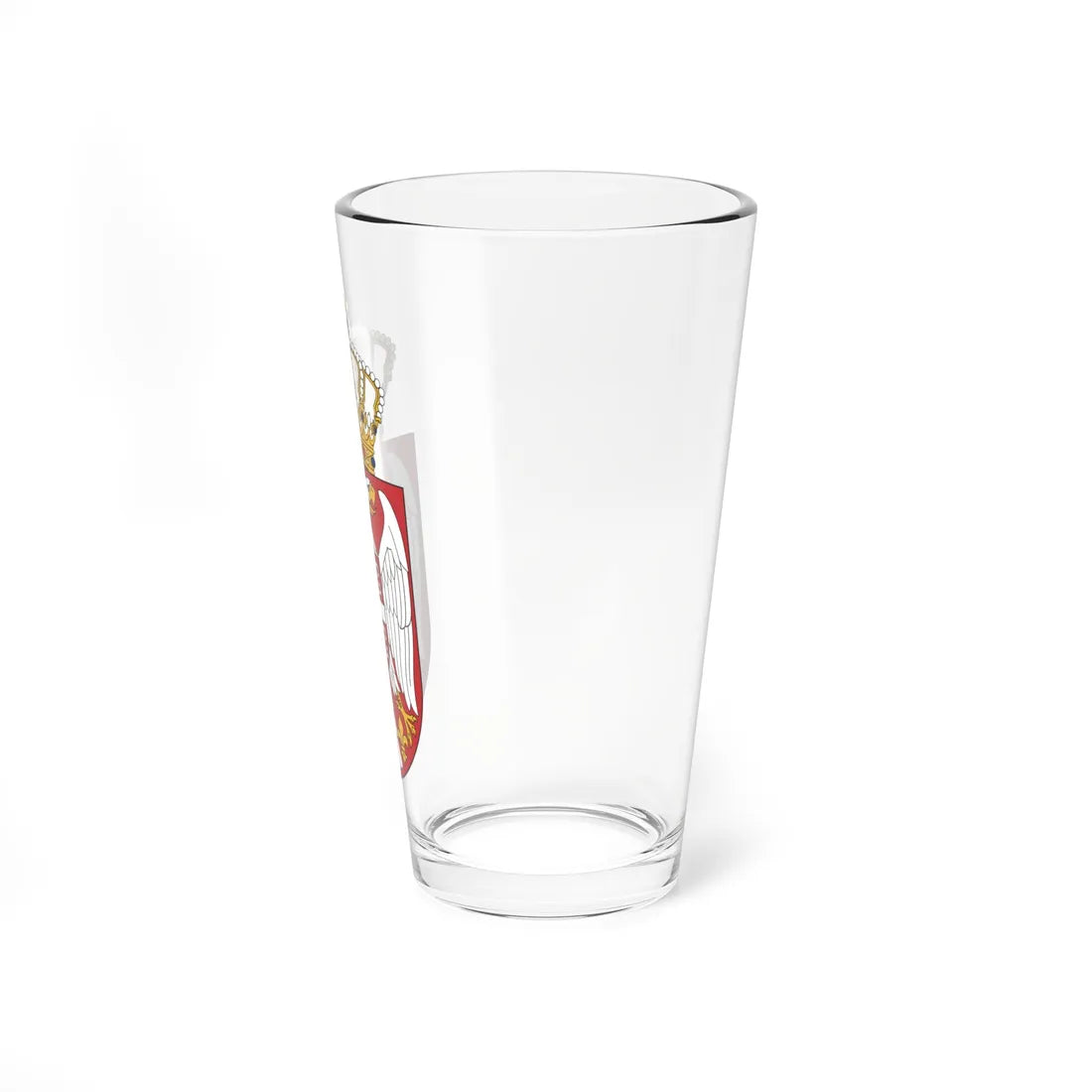 Coat of arms of Serbia small (Serbia) (Coat of Arms) Pint Glass 16oz - Go Mug Yourself
