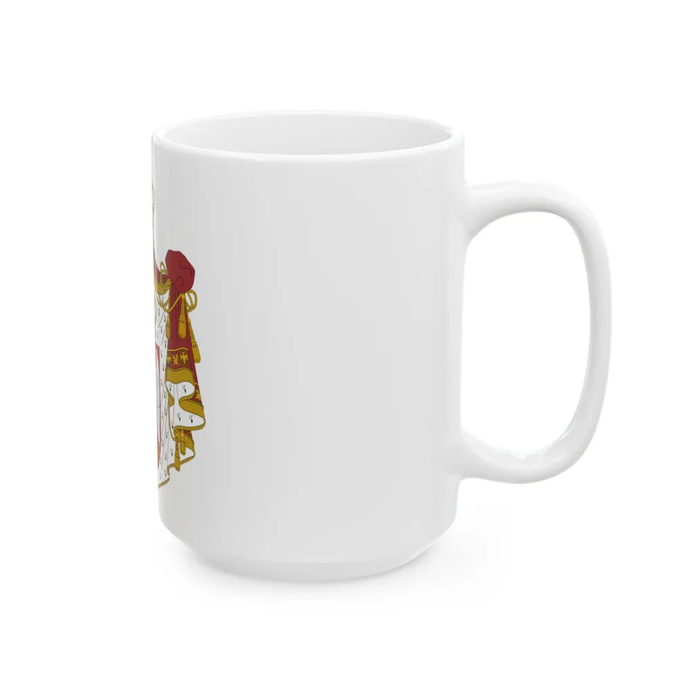 Coat of arms of Serbia - White Coffee Mug-Go Mug Yourself