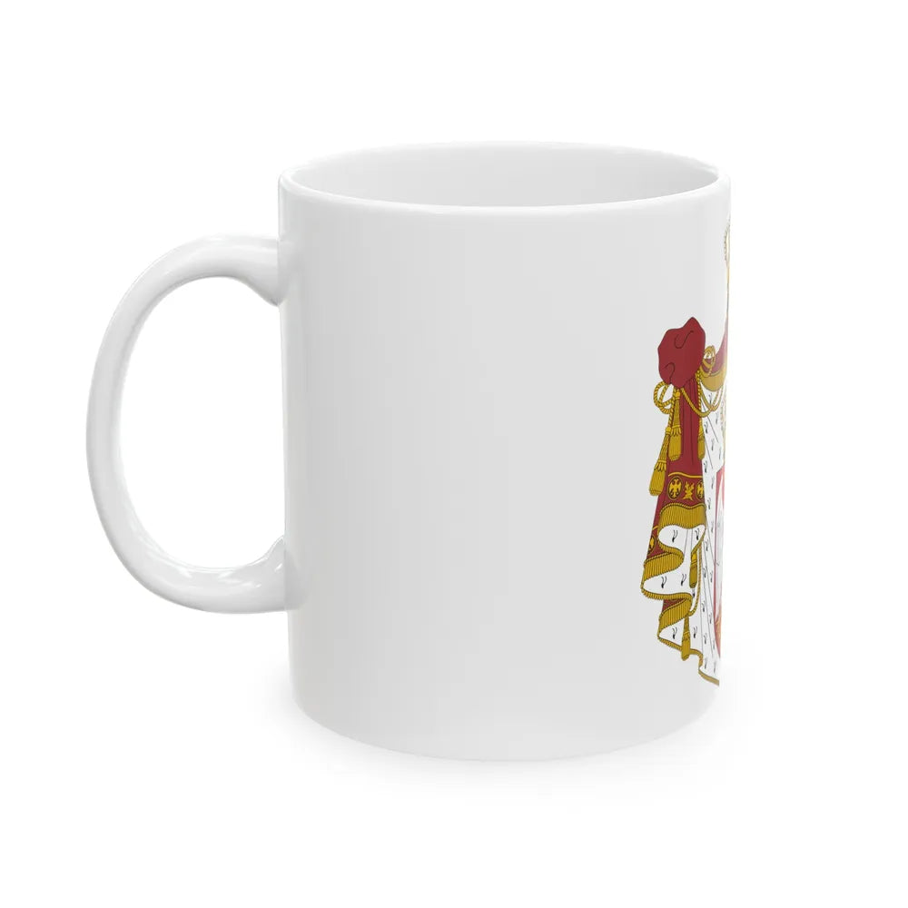 Coat of arms of Serbia - White Coffee Mug-Go Mug Yourself