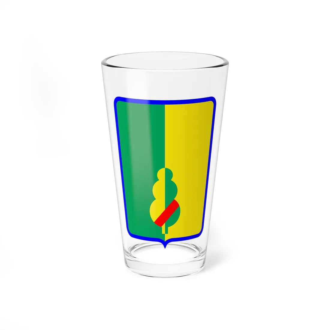 Coat of Arms of Seredyna-Buda Raion (Ukraine) (Coat of Arms) Pint Glass 16oz 16oz - Go Mug Yourself