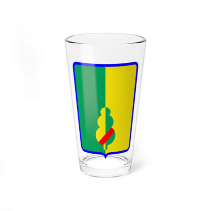 Coat of Arms of Seredyna-Buda Raion (Ukraine) (Coat of Arms) Pint Glass 16oz 16oz - Go Mug Yourself