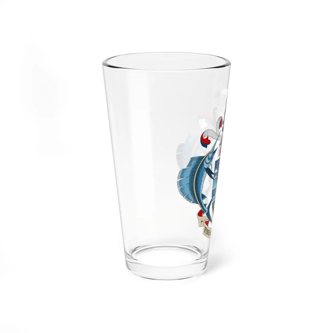 Coat of arms of Seychelles 1976-1996 (Seychelles) (Coat of Arms) Pint Glass 16oz - Go Mug Yourself