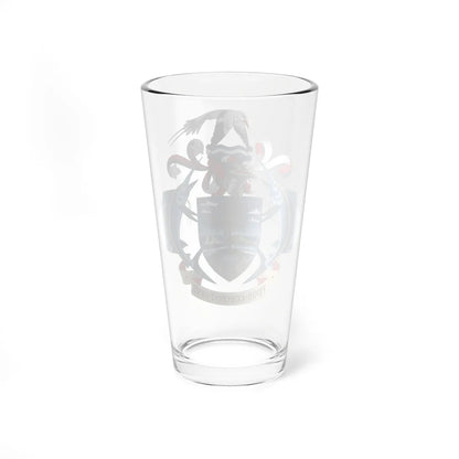 Coat of arms of Seychelles 1976-1996 (Seychelles) (Coat of Arms) Pint Glass 16oz - Go Mug Yourself