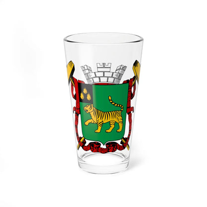 Coat of arms of Shamakha 1859 project (Russia) (Coat of Arms) Pint Glass 16oz 16oz - Go Mug Yourself