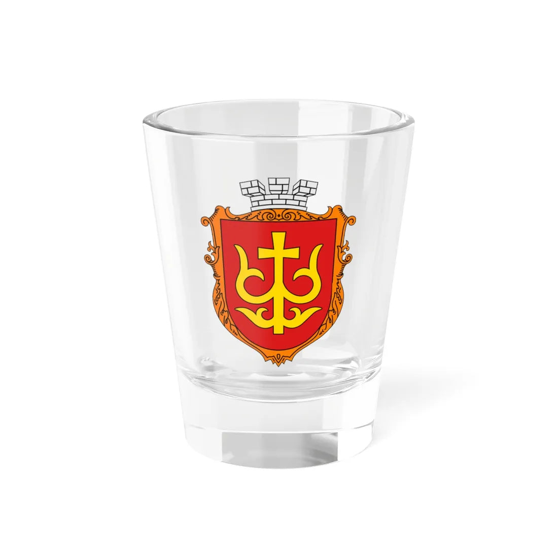 Coat of Arms of Shatsk (Ukraine) (Coat of Arms) Shot Glass 1.5oz 1.5oz - Go Mug Yourself