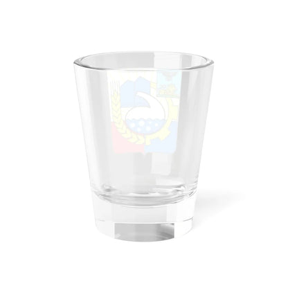 Coat of Arms of Shebekino Belgorod oblast proposal 1990s (Russia) (Coat of Arms) Shot Glass 1.5oz - Go Mug Yourself