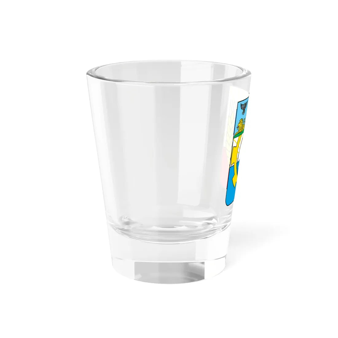 Coat of Arms of Shebekino Belgorod oblast proposal 1990s (Russia) (Coat of Arms) Shot Glass 1.5oz - Go Mug Yourself