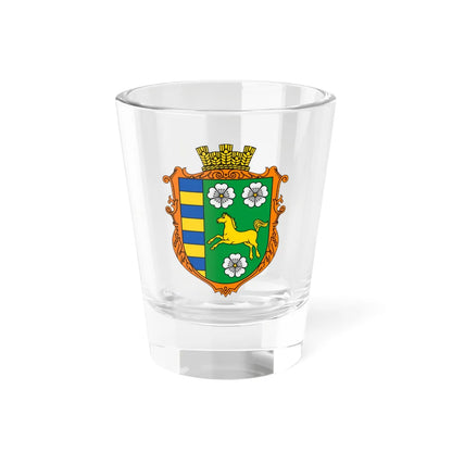 Coat of Arms of Shehyni (Ukraine) (Coat of Arms) Shot Glass 1.5oz 1.5oz - Go Mug Yourself