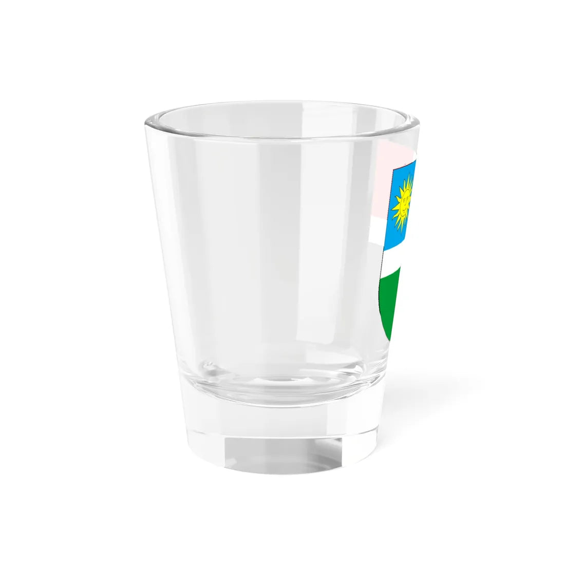 Coat of Arms of Shepetivka raion (Ukraine) (Coat of Arms) Shot Glass 1.5oz - Go Mug Yourself