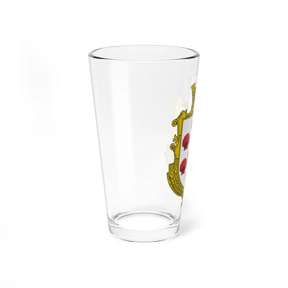 Coat of arms of Shevchenkove Illintsi Hromada (Ukraine) (Coat of Arms) Pint Glass 16oz - Go Mug Yourself