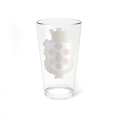 Coat of arms of Shevchenkove Illintsi Hromada (Ukraine) (Coat of Arms) Pint Glass 16oz - Go Mug Yourself