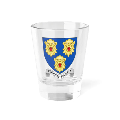 Coat of arms of Shrewsbury (England) (Coat of Arms) Shot Glass 1.5oz 1.5oz - Go Mug Yourself