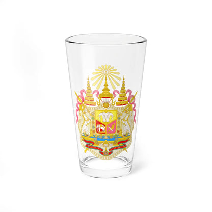 Coat of arms of Siam greater (Thailand) (Coat of Arms) Pint Glass 16oz 16oz - Go Mug Yourself