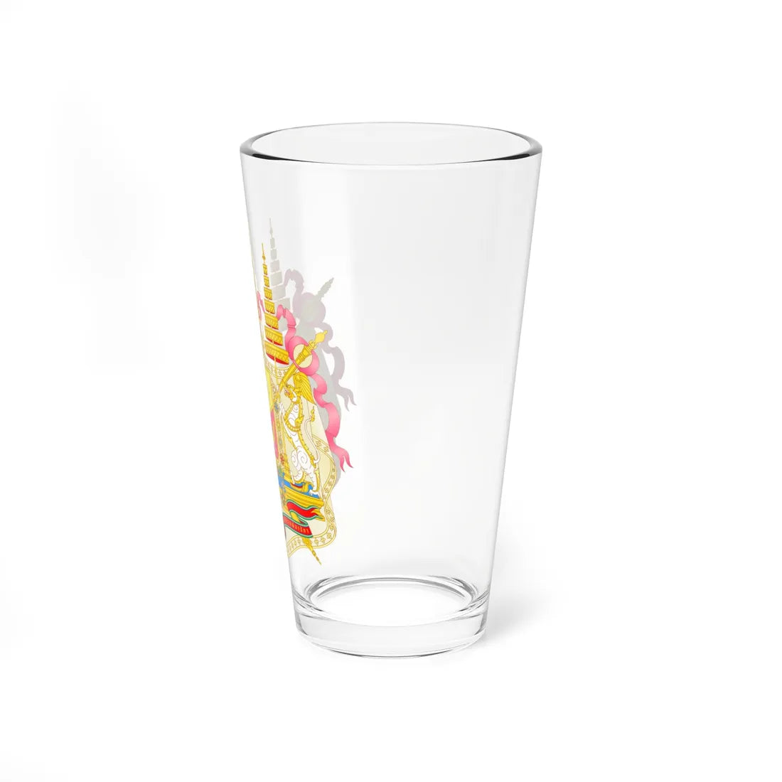 Coat of arms of Siam variant (Thailand) (Coat of Arms) Pint Glass 16oz - Go Mug Yourself