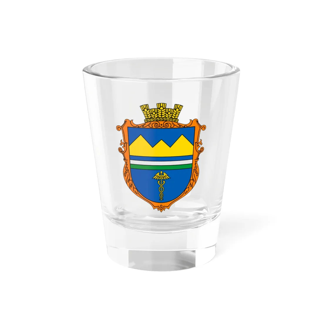 Coat of Arms of Sianky (Ukraine) (Coat of Arms) Shot Glass 1.5oz 1.5oz - Go Mug Yourself