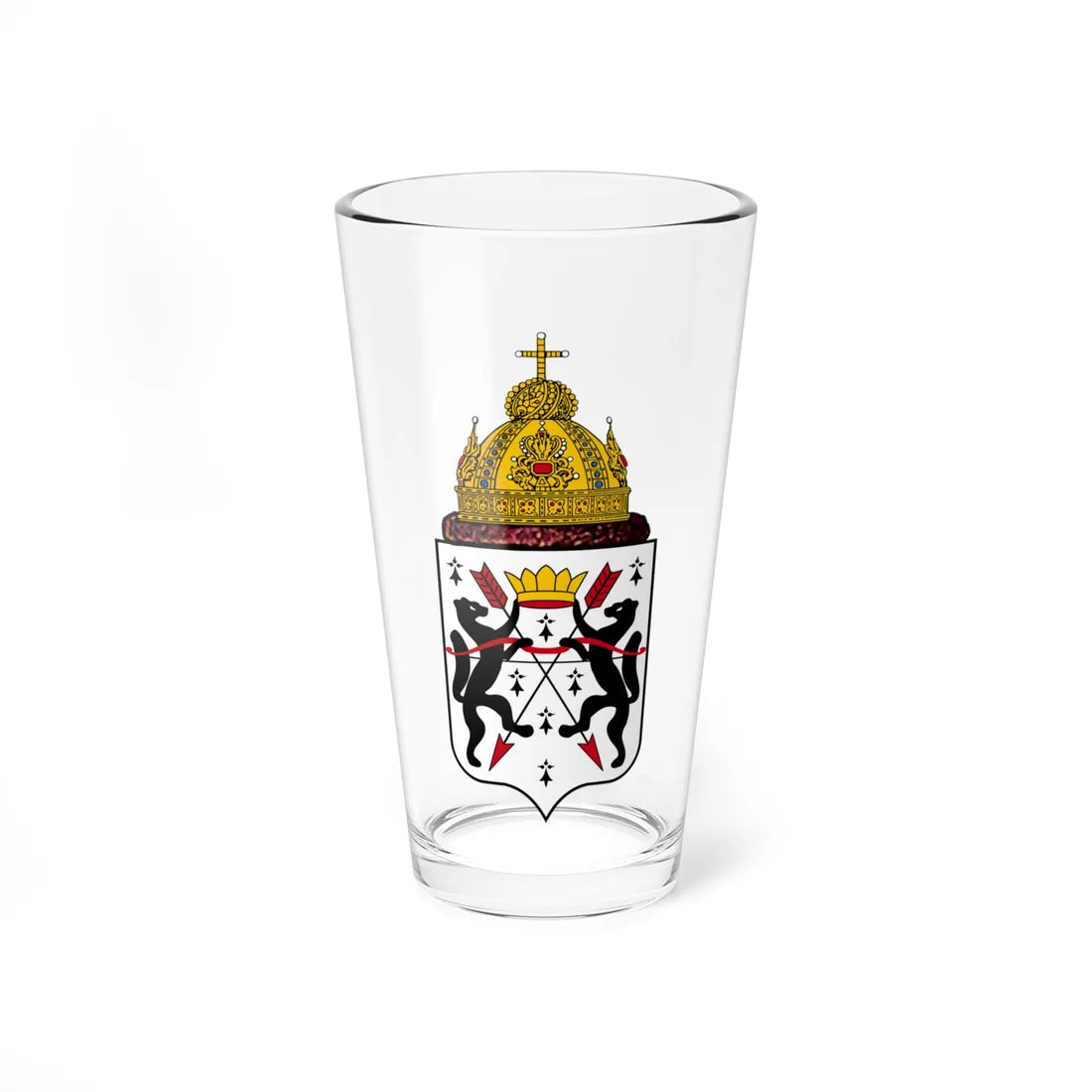 Coat of Arms of Siberian Tsarstvo 1882 (Russia) (Coat of Arms) Pint Glass 16oz 16oz - Go Mug Yourself