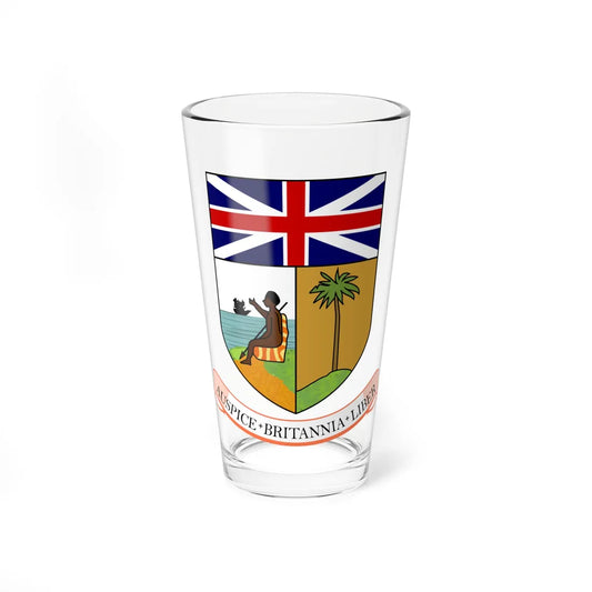 Coat of arms of Sierra Leone 1914-1960 (Sierra Leone) (Coat of Arms) Pint Glass 16oz 16oz - Go Mug Yourself