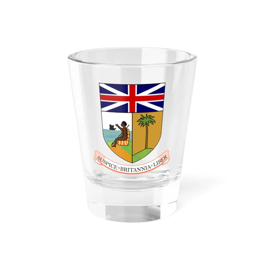 Coat of arms of Sierra Leone 1914-1960 (Sierra Leone) (Coat of Arms) Shot Glass 1.5oz 1.5oz - Go Mug Yourself