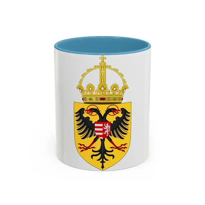 Coat of arms of Sigismund, Holy Roman Emperor - Accent Coffee Mug 11oz Light Blue - Go Mug Yourself