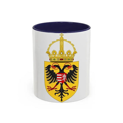 Coat of arms of Sigismund, Holy Roman Emperor - Accent Coffee Mug 11oz Navy - Go Mug Yourself