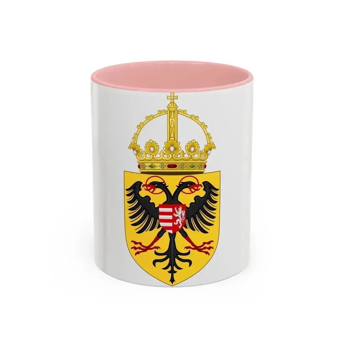 Coat of arms of Sigismund, Holy Roman Emperor - Accent Coffee Mug 11oz Pink - Go Mug Yourself