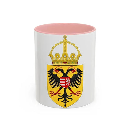 Coat of arms of Sigismund, Holy Roman Emperor - Accent Coffee Mug 11oz Pink - Go Mug Yourself