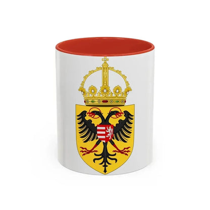 Coat of arms of Sigismund, Holy Roman Emperor - Accent Coffee Mug 11oz Red - Go Mug Yourself