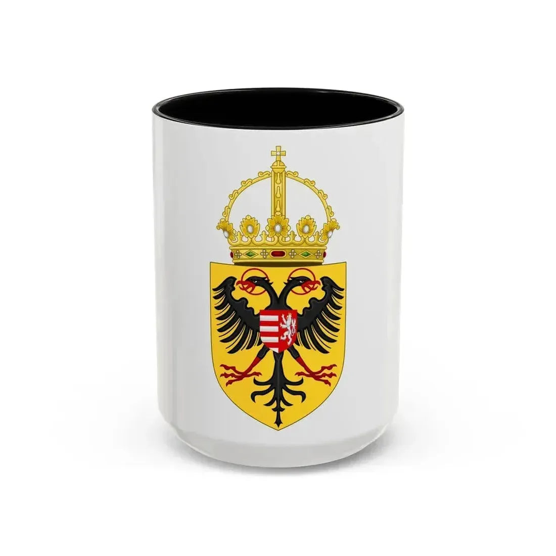 Coat of arms of Sigismund, Holy Roman Emperor - Accent Coffee Mug 15oz Black - Go Mug Yourself