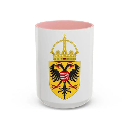 Coat of arms of Sigismund, Holy Roman Emperor - Accent Coffee Mug 15oz Pink - Go Mug Yourself