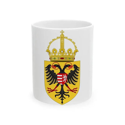 Coat of arms of Sigismund, Holy Roman Emperor - White Coffee Mug 11oz - Go Mug Yourself