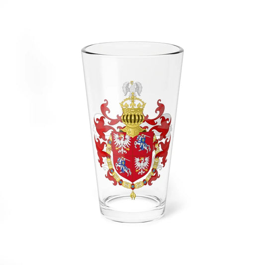 Coat of Arms of Sigismund I of Poland Order of the Golden Fleece (Lithuania) (Coat of Arms) Pint Glass 16oz 16oz - Go Mug Yourself