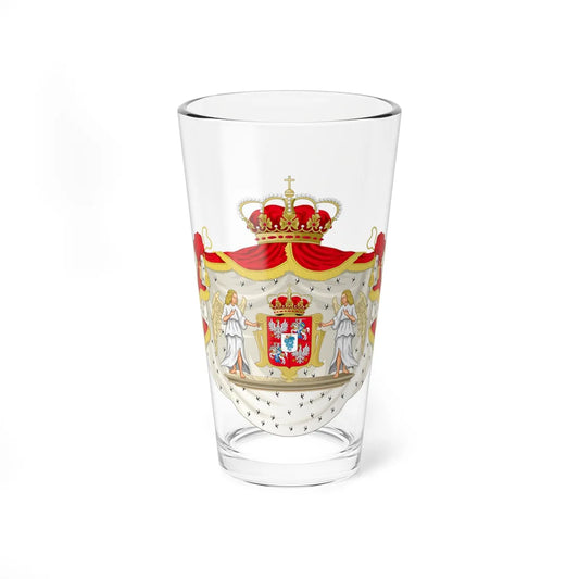 Coat of Arms of Sigismund II Augustus and Anna Jagiellon (Lithuania) (Coat of Arms) Pint Glass 16oz 16oz - Go Mug Yourself