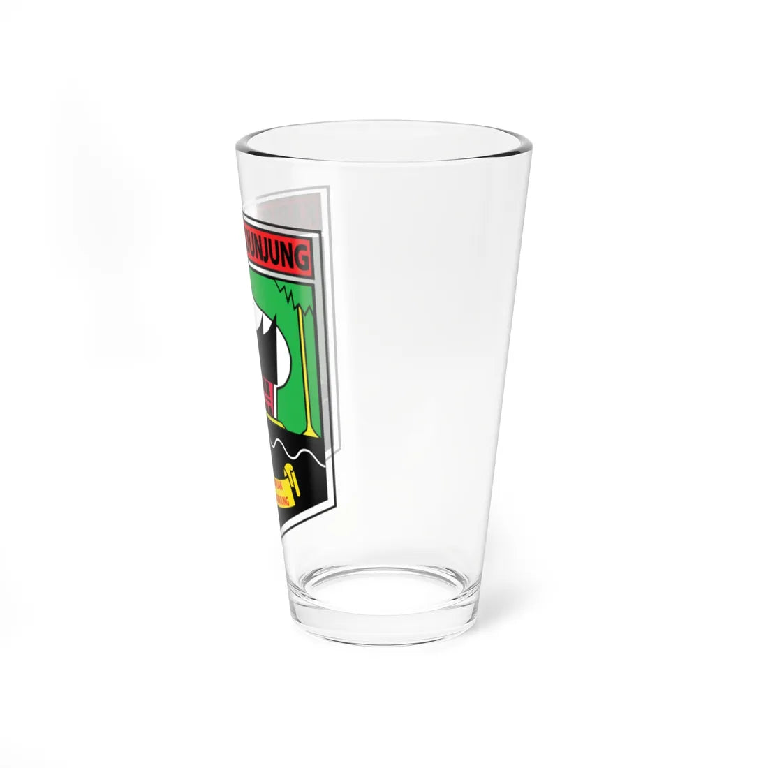 Coat of arms of Sijunjung Regency (Indonesia) (Coat of Arms) Pint Glass 16oz - Go Mug Yourself