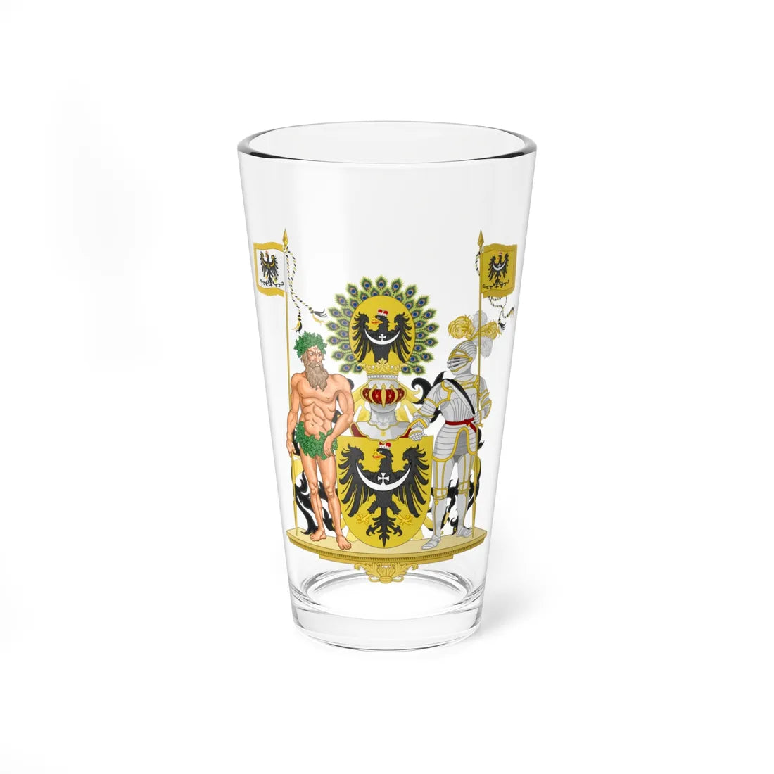 Coat of Arms of Silesia (Germany) (Coat of Arms) Pint Glass 16oz 16oz - Go Mug Yourself
