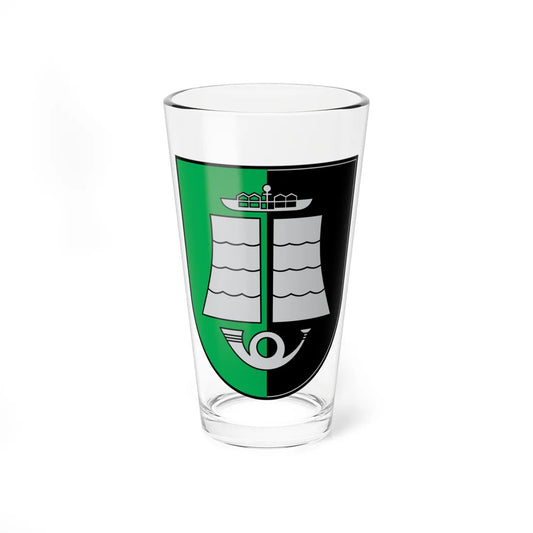 Coat of arms of Silute Lithuania (Lithuania) (Coat of Arms) Pint Glass 16oz 16oz - Go Mug Yourself