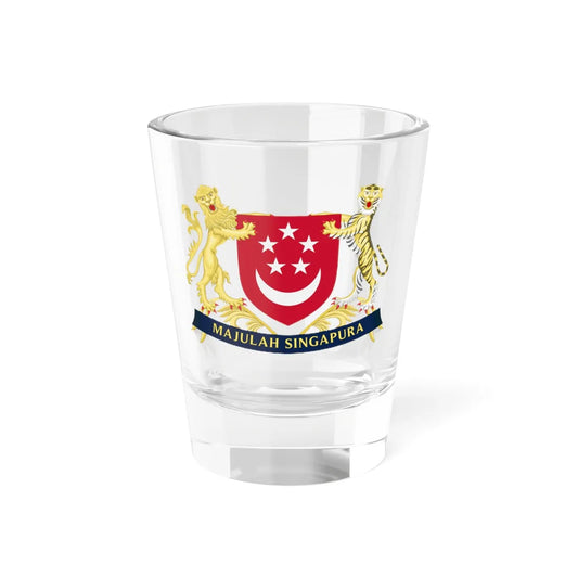 Coat of arms of Singapore Improved (Singapore) (Coat of Arms) Shot Glass 1.5oz 1.5oz - Go Mug Yourself