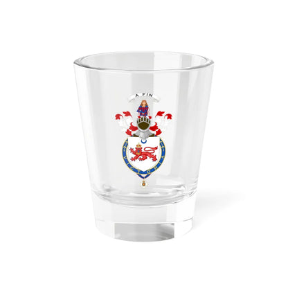 Coat of Arms of Sir Angus Ogilvy (United Kingdom) (Coat of Arms) Shot Glass 1.5oz 1.5oz - Go Mug Yourself
