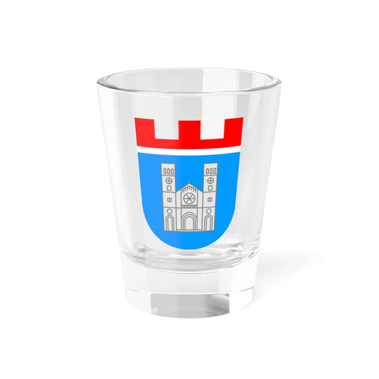 Coat of Arms of Siroki Brijeg (Bosnia and Herzegovina) (Coat of Arms) Shot Glass 1.5oz 1.5oz - Go Mug Yourself
