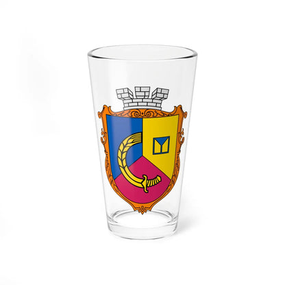 Coat of Arms of Siversk (Ukraine) (Coat of Arms) Pint Glass 16oz 16oz - Go Mug Yourself