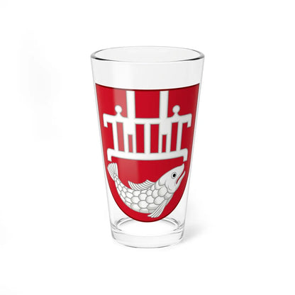 Coat of arms of Skagen (Denmark) (Coat of Arms) Pint Glass 16oz 16oz - Go Mug Yourself
