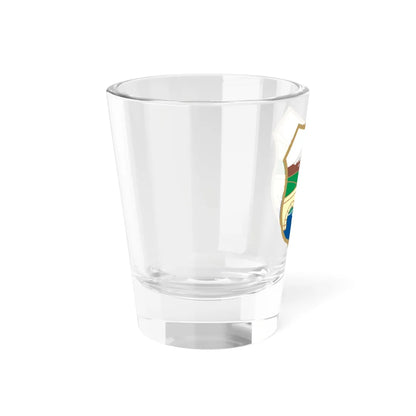 Coat of arms of Skopje (North Macedonia) (Coat of Arms) Shot Glass 1.5oz - Go Mug Yourself