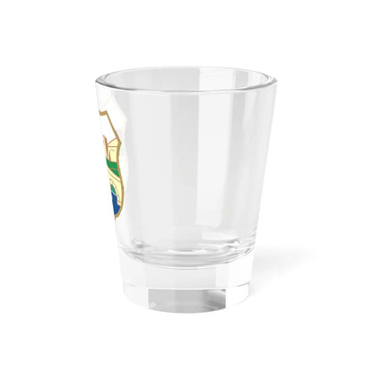 Coat of arms of Skopje (North Macedonia) (Coat of Arms) Shot Glass 1.5oz - Go Mug Yourself