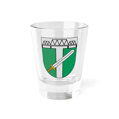 Coat of Arms of Skrunda (Latvia) (Coat of Arms) Shot Glass 1.5oz 1.5oz - Go Mug Yourself