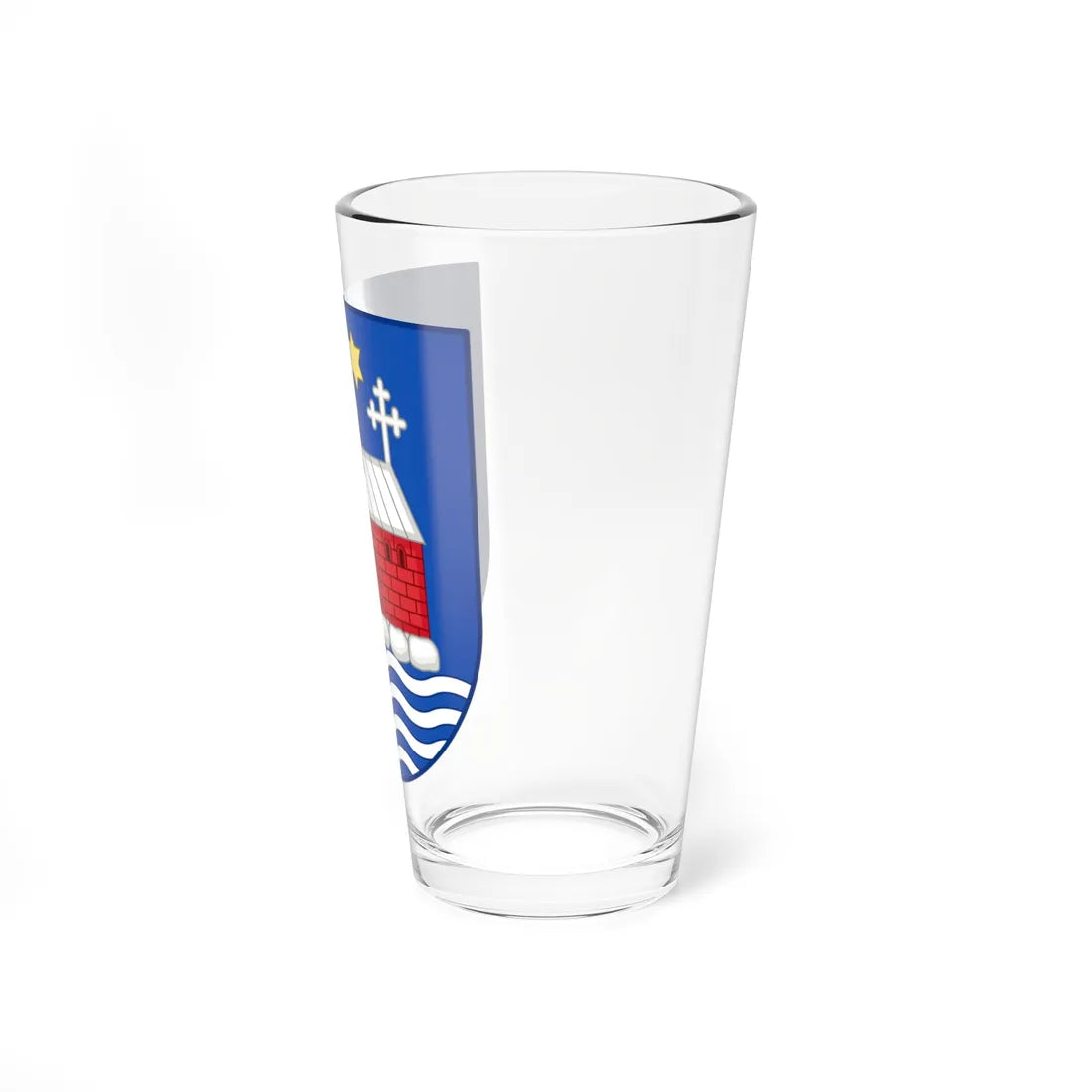 Coat of arms of Slangerup (Denmark) (Coat of Arms) Pint Glass 16oz - Go Mug Yourself