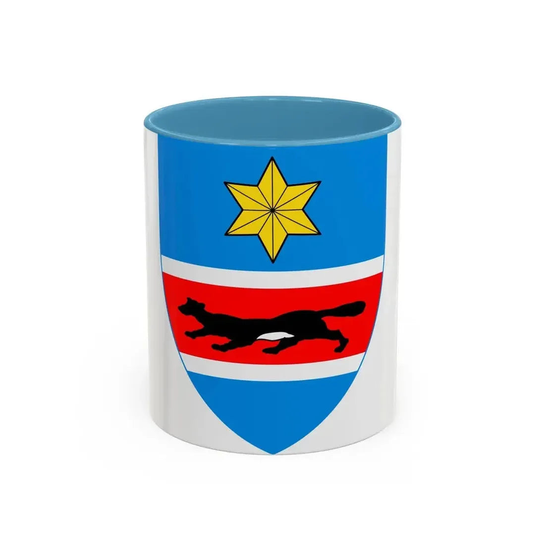 Coat of Arms of Slavonia 2 - Accent Coffee Mug 11oz Light Blue - Go Mug Yourself