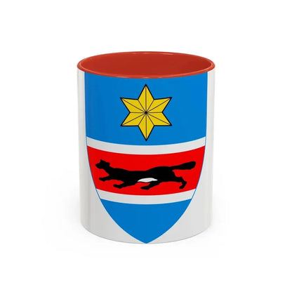 Coat of Arms of Slavonia 2 - Accent Coffee Mug 11oz Red - Go Mug Yourself