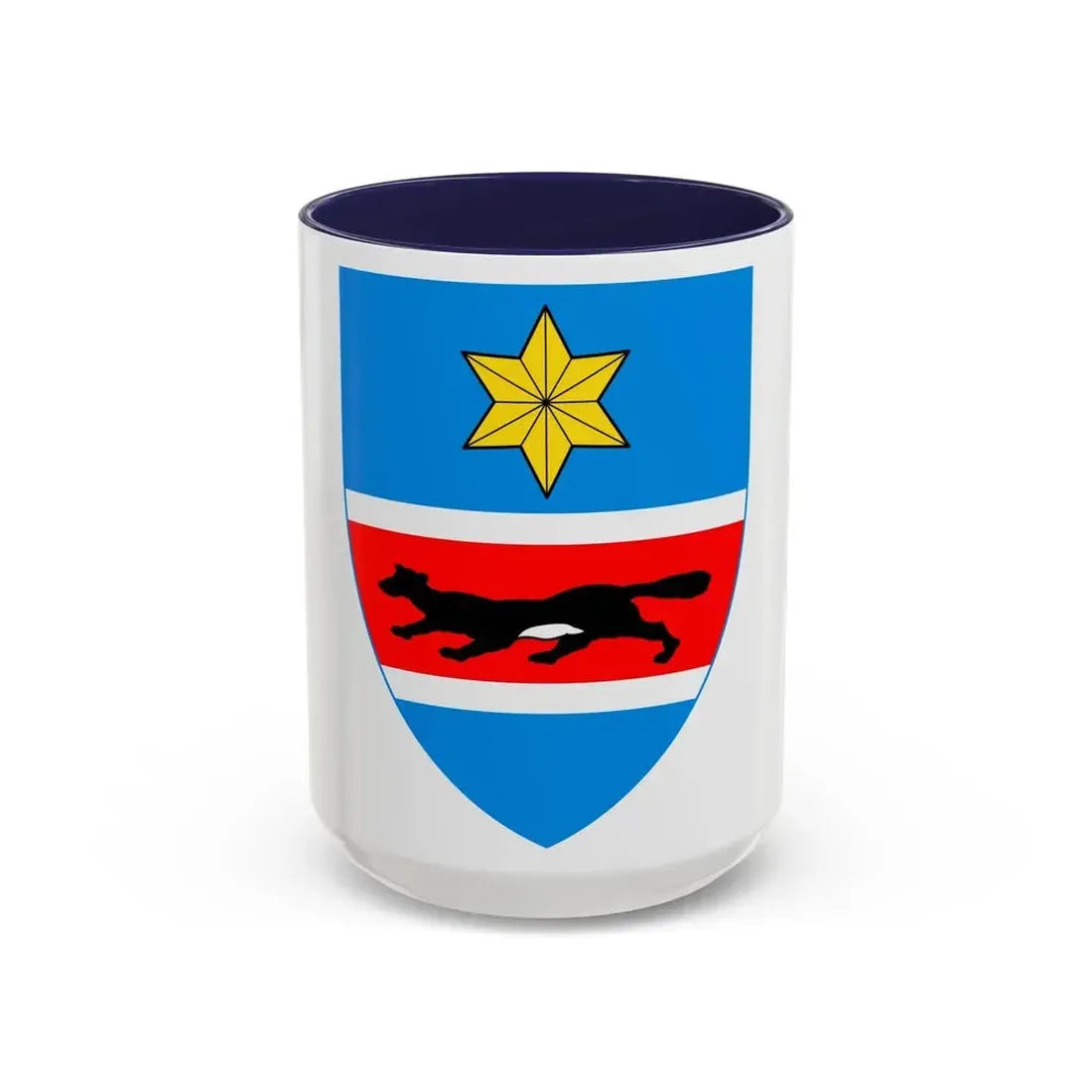 Coat of Arms of Slavonia 2 - Accent Coffee Mug 15oz Navy - Go Mug Yourself