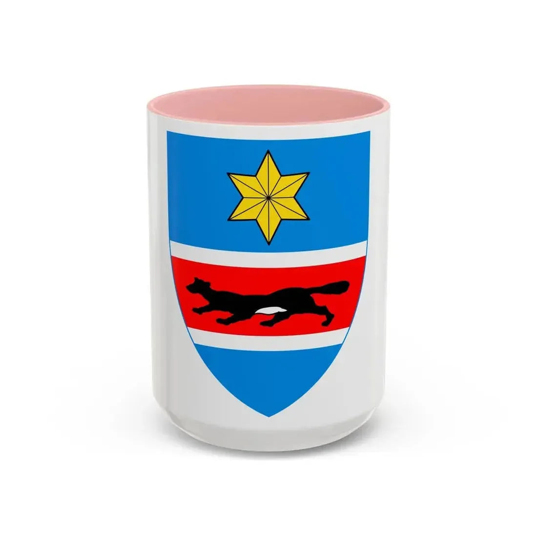 Coat of Arms of Slavonia 2 - Accent Coffee Mug 15oz Pink - Go Mug Yourself