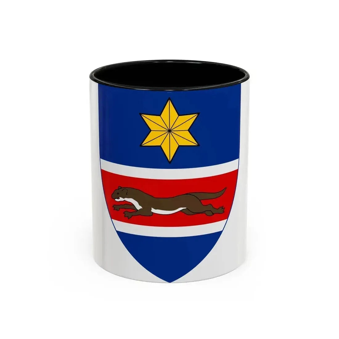 Coat of Arms of Slavonia - Accent Coffee Mug 11oz Black - Go Mug Yourself